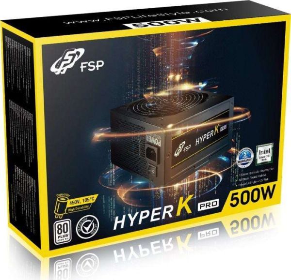 PC- Netzteil Fortron Hyper K PRO 500W 80+
