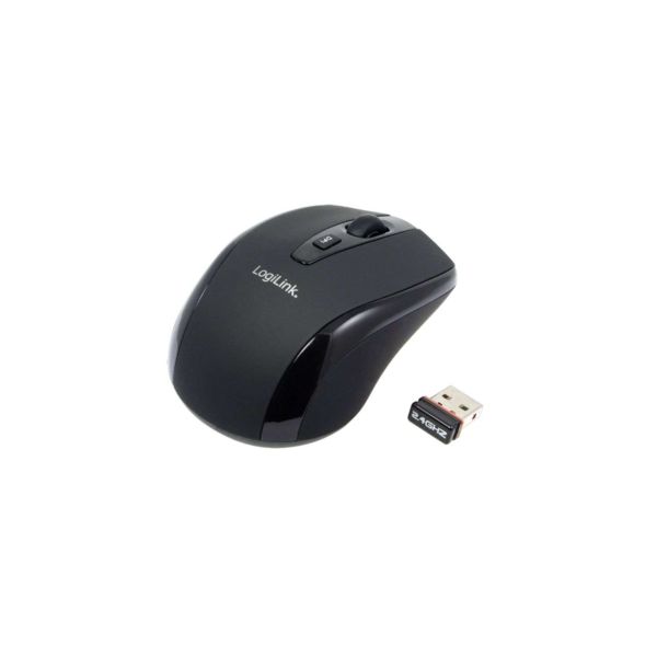 Mouse LogiLink Wireless Optical Mini Mouse, 2,4GHz, black (ID0031)