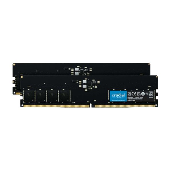 DDR5 64GB KIT 2x32GB PC 4800 Crucial CT2K32G48C40U5